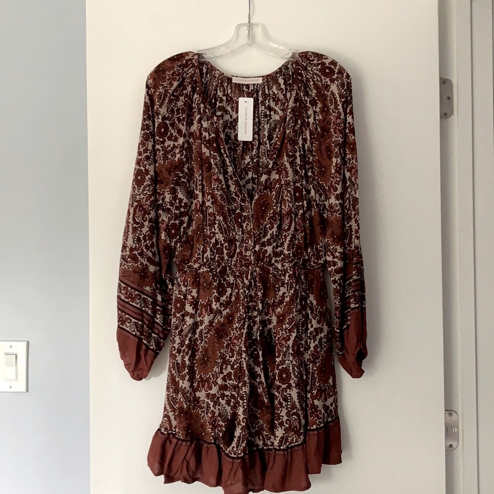 NWT POOKIE & SEBASTIAN Long Sleeve Mini Dress